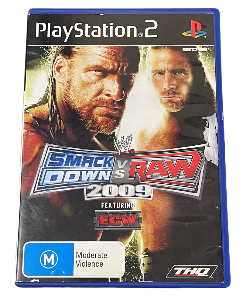 Smack Down Vs Raw 2009 PS2 PAL *No Manual* (Preowned)