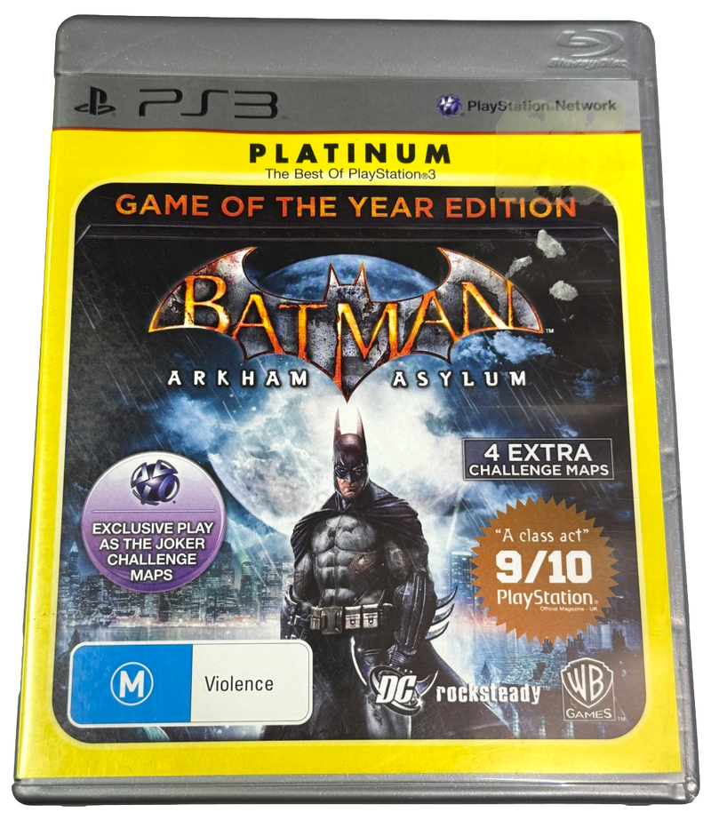 Batman: Arkham Asylum GOTY Edition Sony PS3 (Pre-Owned)