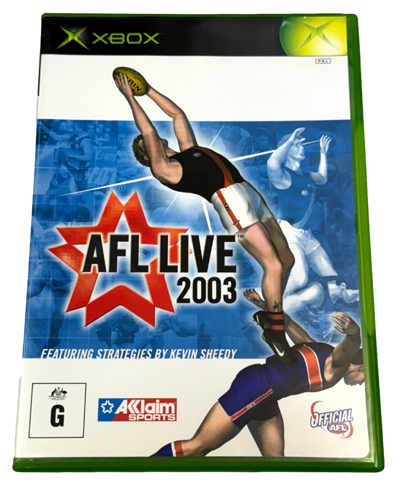 AFL Live 2003 XBOX Original PAL *Complete* (Preowned)