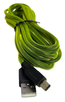 3 Metre USB Charger Cable for Nintendo 3DS 2DS DSi XL Charge Power Sync Green