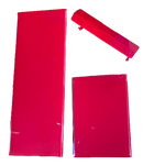 Red 3pcs Door Slot Cover Lids Flap Replacement Parts for Wii Console