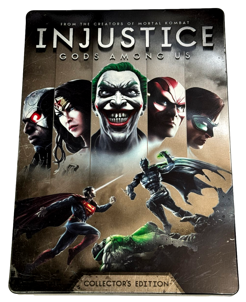 Injustice Gods Among Us Collector's Edition XBOX 360 PAL Steelbook (Preowned)