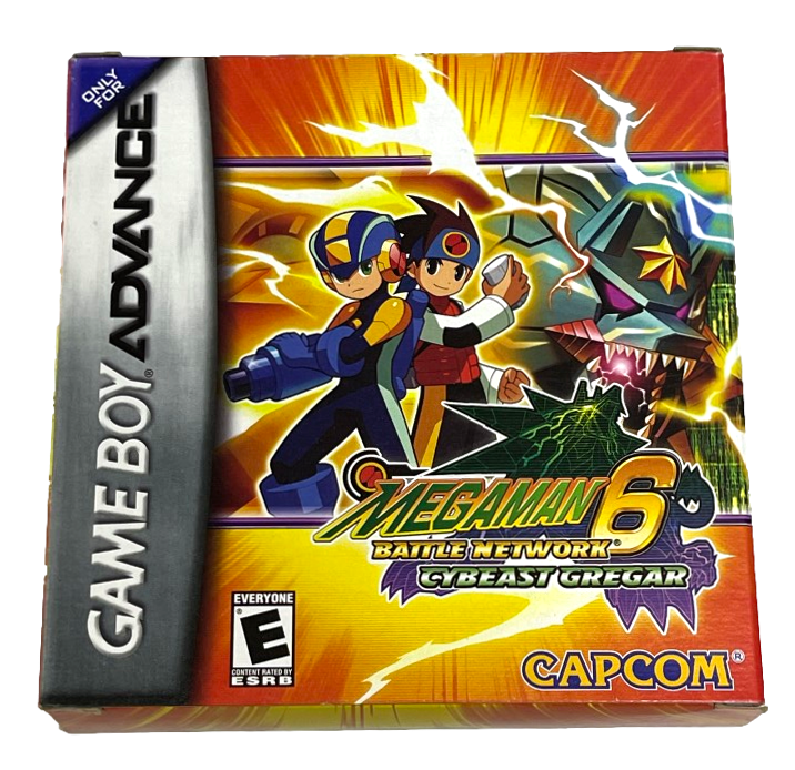 Mega Man 6 Battle Network Cybeast Gregar Nintendo Gameboy Advance GBA *Complete* Boxed (Preowned)