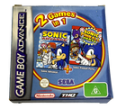 Sonic Advance + Sonic Pinball Party Nintendo Gameboy Advance GBA Complete* Boxed (Preowned)