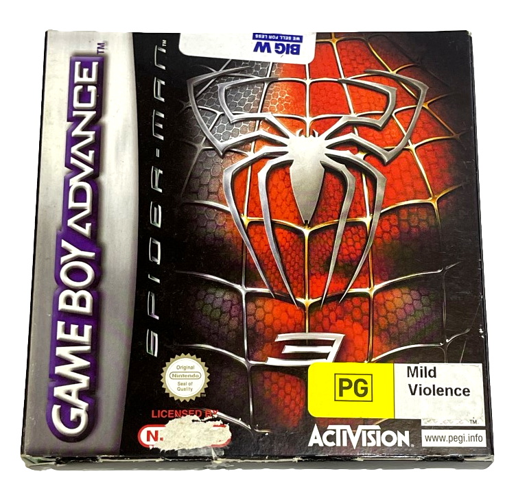 Spider-Man 3 Nintendo Gameboy Advance GBA Complete* Boxed (Preowned)