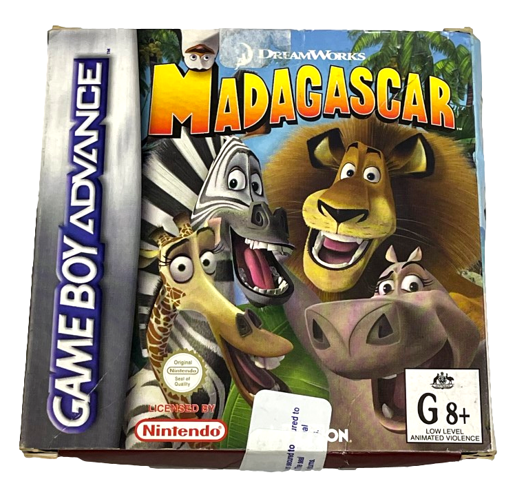 Madagascar Nintendo Gameboy Advance GBA Complete* Boxed (Preowned)