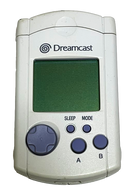 Genuine Sega Dreamcast VMU NTSC PAL - White HKT-7000 (Preowned)