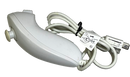 Genuine Nintendo White Wii Nunchuck Remote (RVL 004) Num Chuck (Preowned)