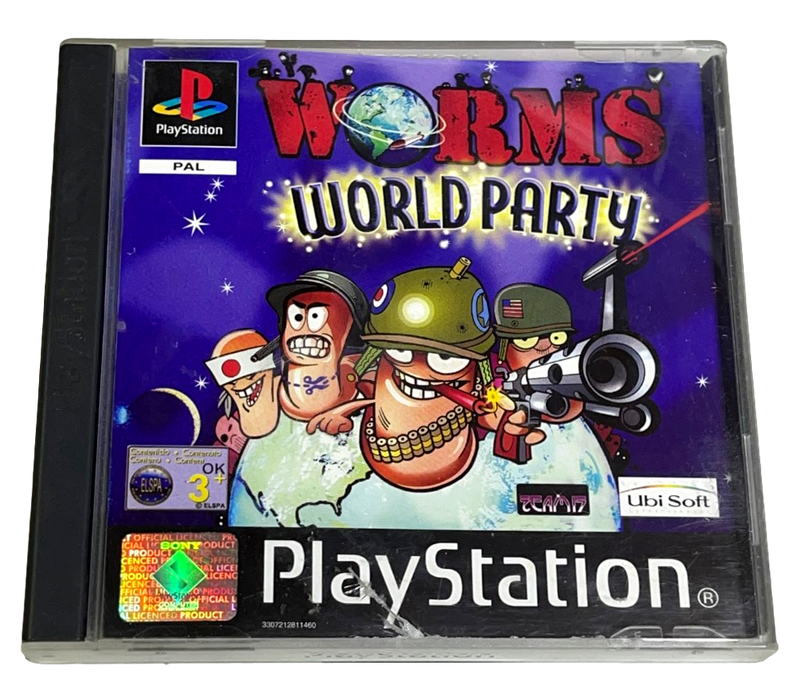 Worms World Party PS1 PS2 PS3 PAL *Complete* (Pre-Owned)