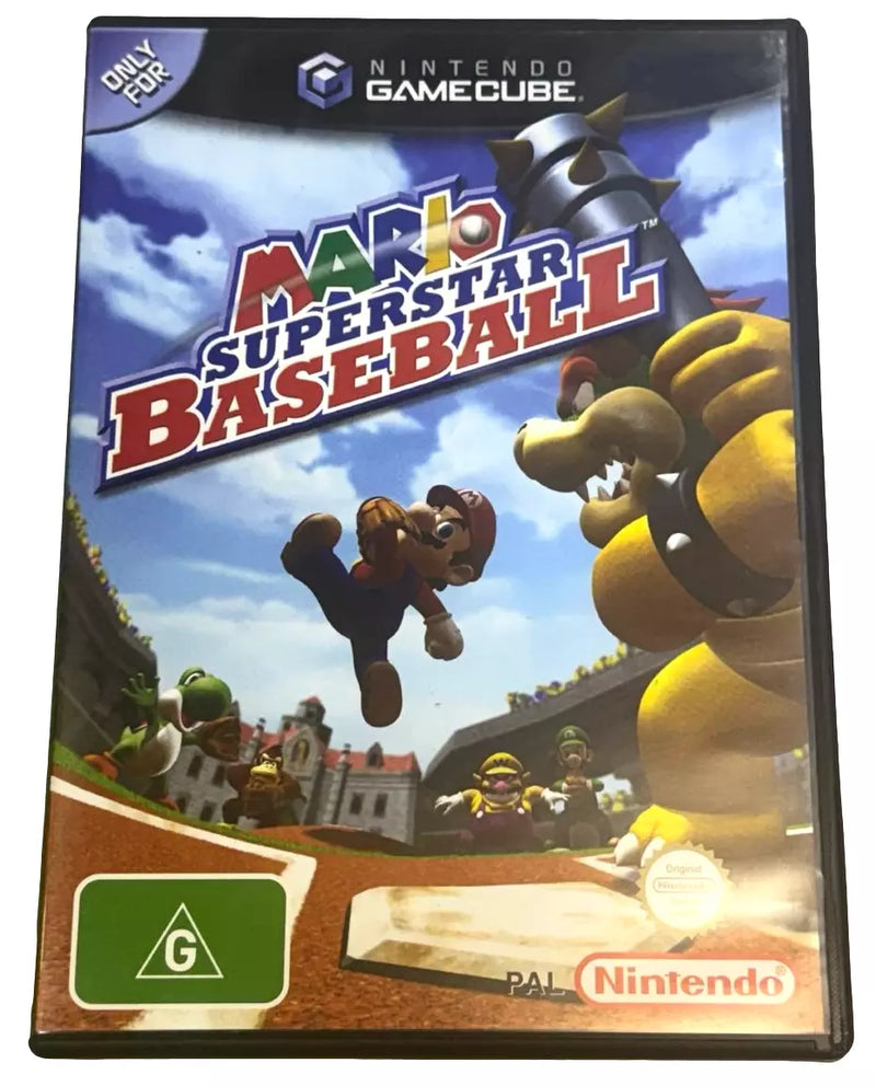 Mario Superstar Baseball Nintendo Gamecube PAL *Complete*