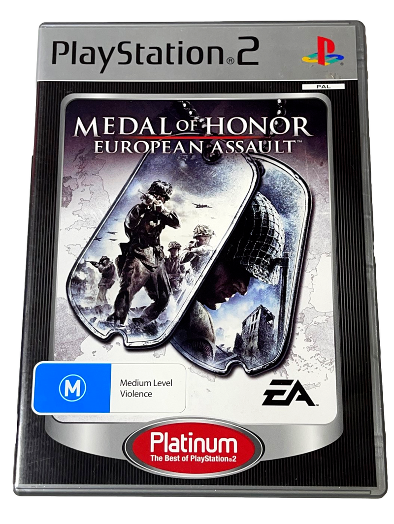 Medal of Honor European Assault PS2 (Platinum) PAL *No Manual* (Preowned)