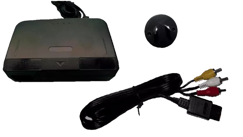 Charcoal Black Nintendo 64 Console Recapped and 2 Controller N64 PAL With 5 Games Mario (Preowned)