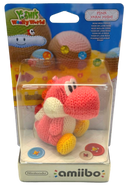 Yoshi's Woolly World Pink Yarn Yoshi Nintendo Amiibo *Boxed