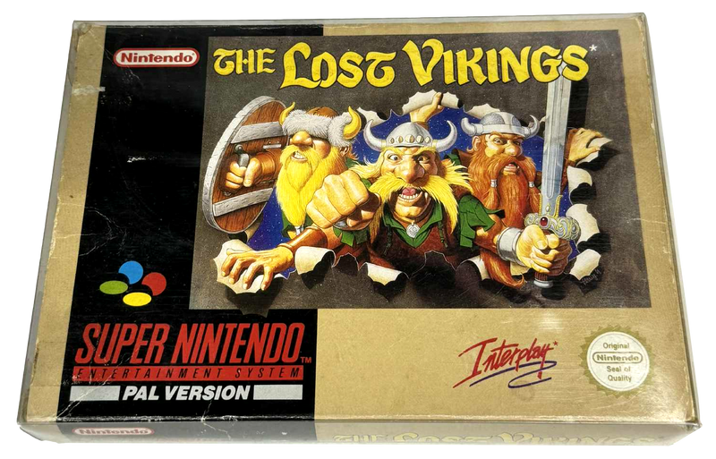 The Lost Vikings Super Nintendo SNES Boxed *Complete* PAL (Preowned)