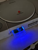 Light Up Blue Genuine PS1 Sony Playstation 1 Memory Card 1MB