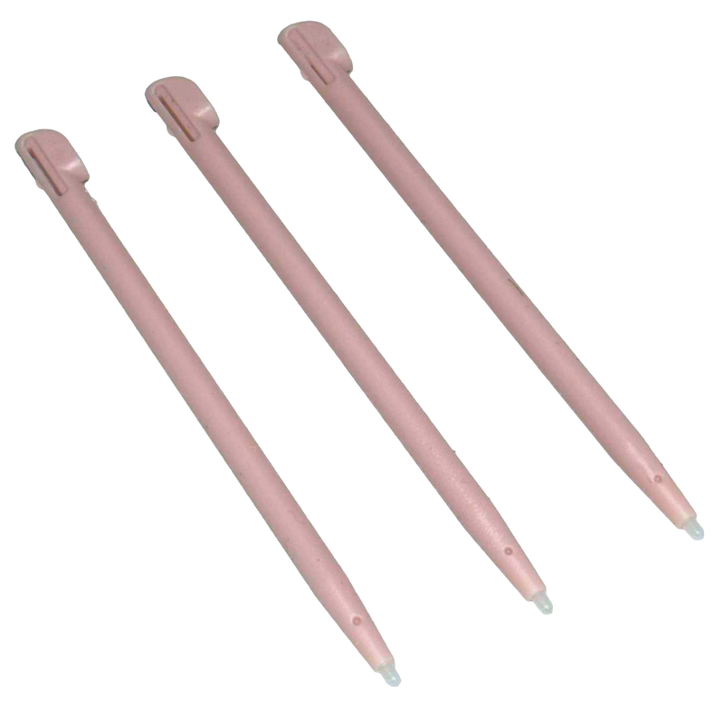 3 x Pink Touch Screen Stylus for Original Nintendo 3DS XL Console
