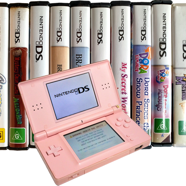 Nintendo DS Lite Pink System with deals Stylus no charger tested