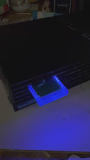 Light Up Blue Genuine PS2 Sony Playstation 2 Memory Card 8MB