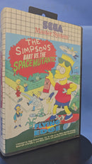 The Simpsons Bart Vs The Space Mutant Sega Master System *Complete*