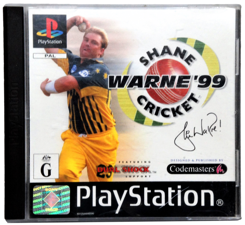 Shane Warne Cricket '99 PS1 PS2 PS3 PAL *Complete* (Pre-Owned)