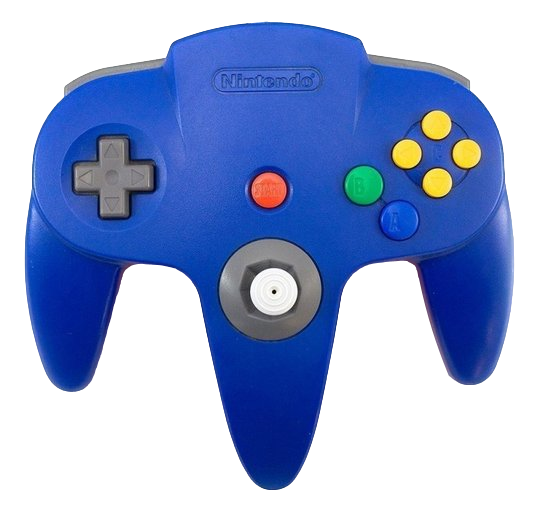 Genuine Blue Nintendo 64 Controller Refurbed Toggle (Preowned)
