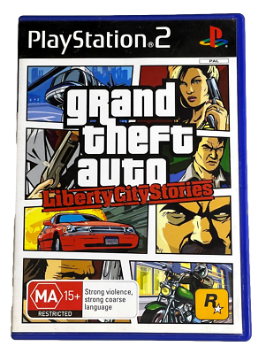 Grand Theft Auto Liberty City Stories PS2 PAL *Manual No Map* (Preowned)