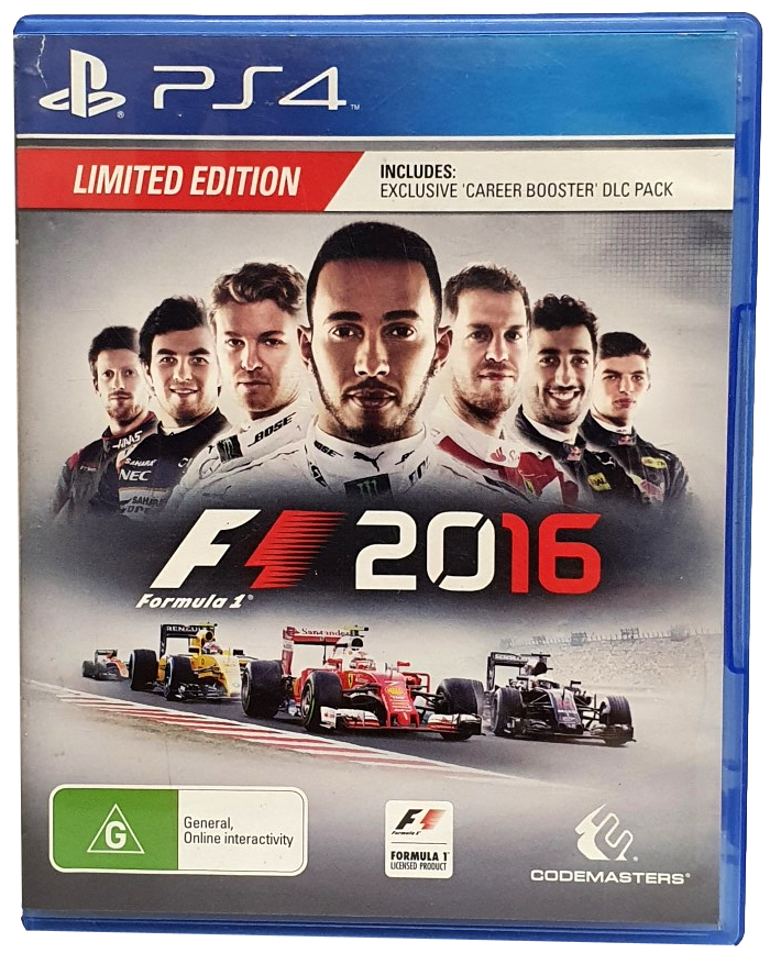 F1 Formula 1 2016 Sony PS4 (Preowned)