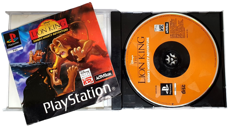 Disney's The Lion King Simba's Mighty Adventure PS1 PS2 PS3 PAL*Complete* (Pre-Owned)