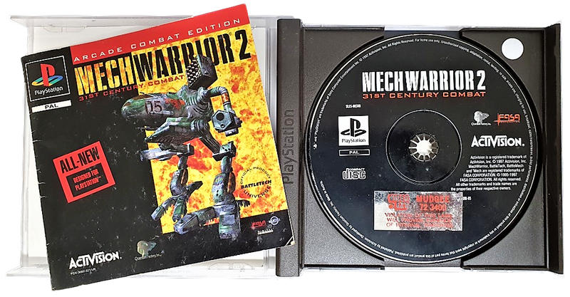 MechWarrior 2 PS1 PS2 PS3 PAL *Complete* Ex-Rental (Pre-Owned)