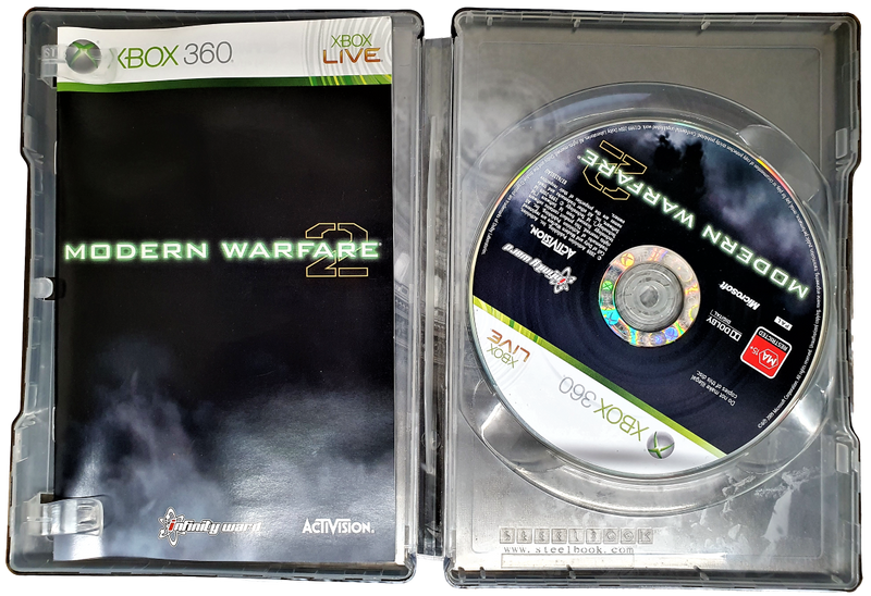 Call Of Duty Modern Warfare 2 XBOX 360 PAL Steelbook XBOX360 (Pre-Owned)