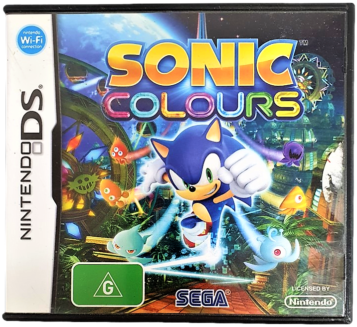 Sonic Colours Nintendo DS 2DS 3DS Game *Complete* (Pre-Owned)