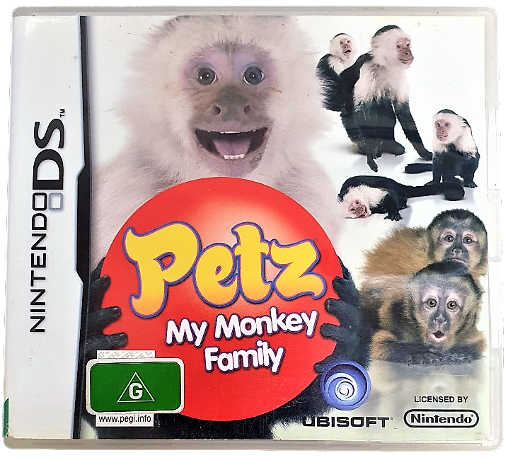 Petz My Monkey Family Nintendo DS 2DS 3DS *Complete* (Pre-Owned)