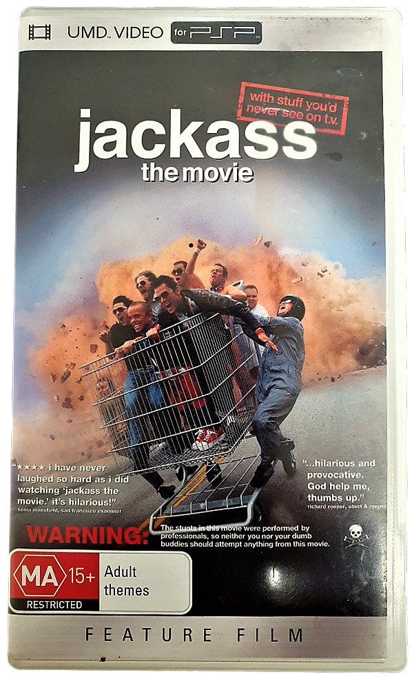 Jackass The Movies UMD VIDEO Sony PSP PAL (Pre-Owned)