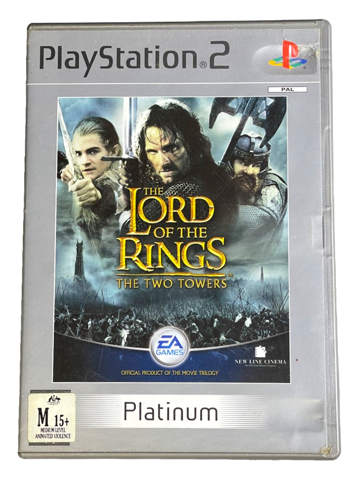 The Lord of the Rings The Two Towers PS2 (Platinum) PAL *Complete* (Preowned)