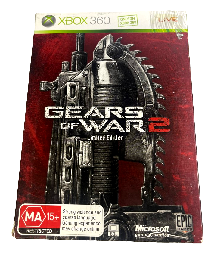 Gears of War 2 Limited Edition XBOX 360 PAL Steelbook (Pre-Owned)