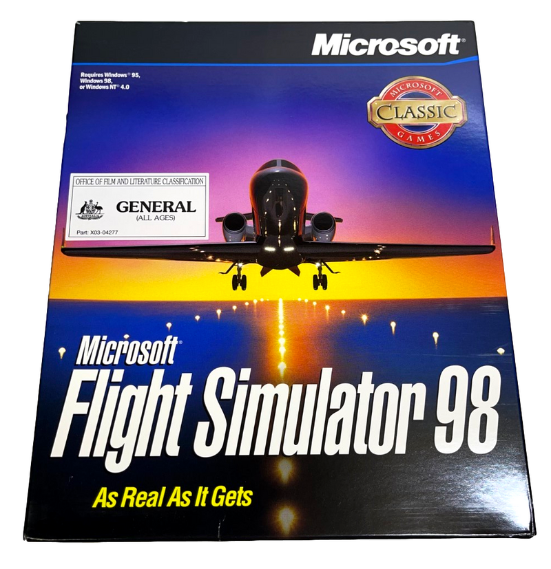 Microsoft Flight Simulator 98 Big Box PC (Preowned)