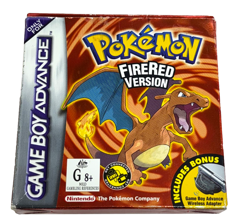 Pokemon FireRed Version Nintendo Gameboy Advance GBA *Complete* Boxed (Preowned)