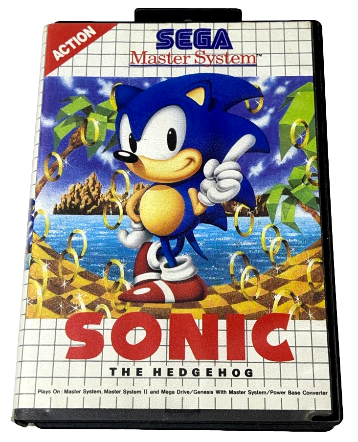 Sonic The Hedgehog Sega Master System *Complete* (Preowned)