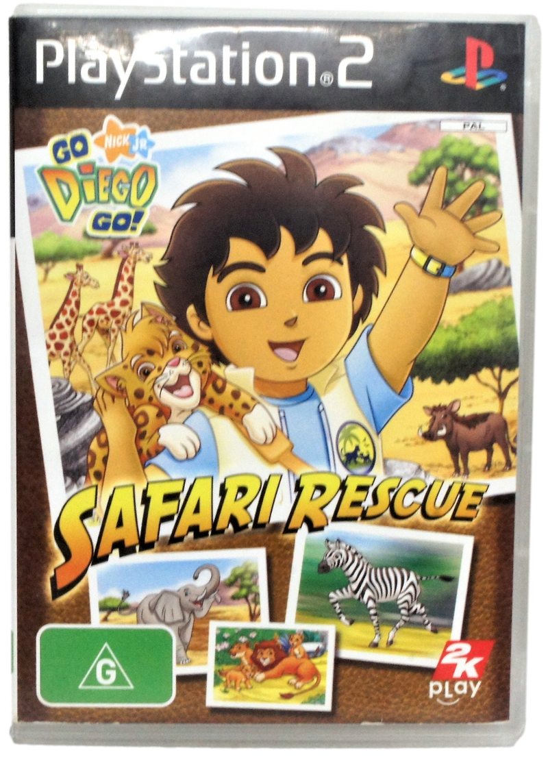 Safari Rescue Go Diego Go PS2 PAL *Complete* (Preowned)