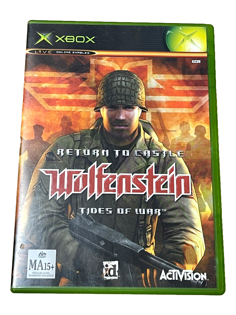 Return to Castle Wolfenstein Tides of War Xbox Original PAL *Complete* (Pre-Owned)