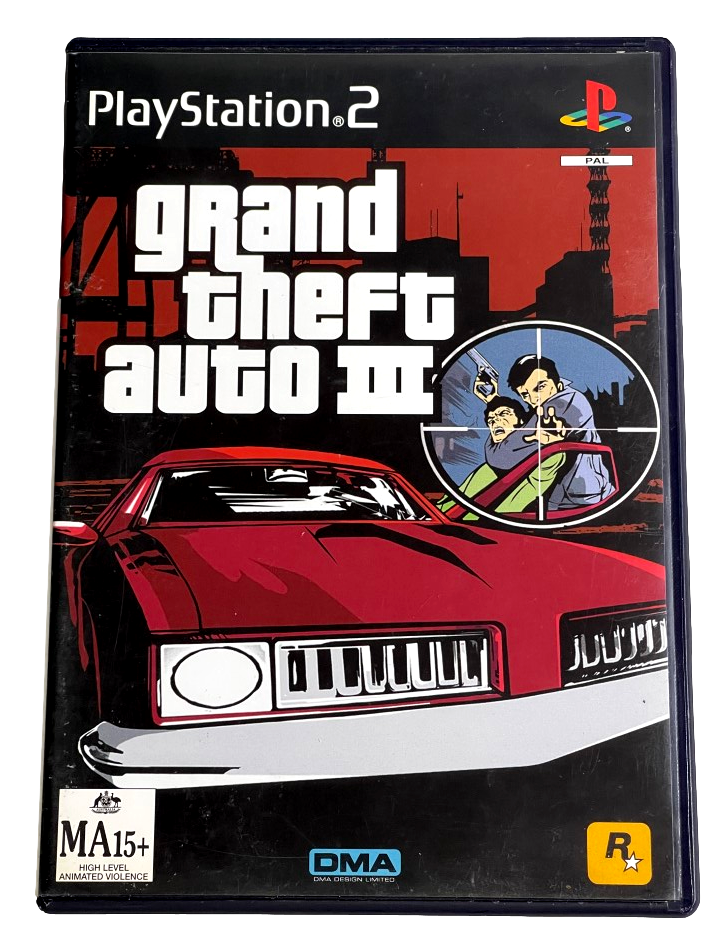 Grand Theft Auto III PS2 PAL * No Manual No Map* (Preowned)