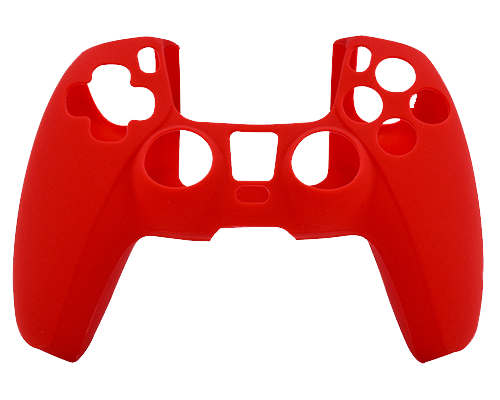 Silicone Cover For PS5 Controller Case Skin - Red