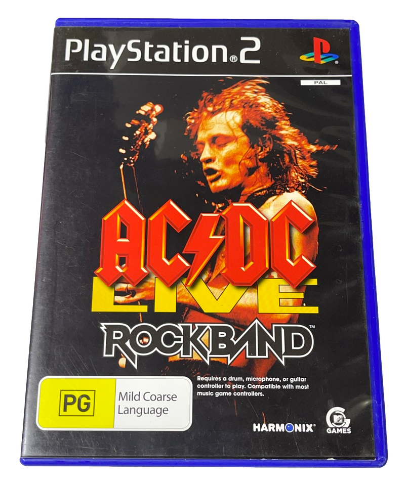 AC/DC Rockband PS2 PAL *Complete*(Preowned)