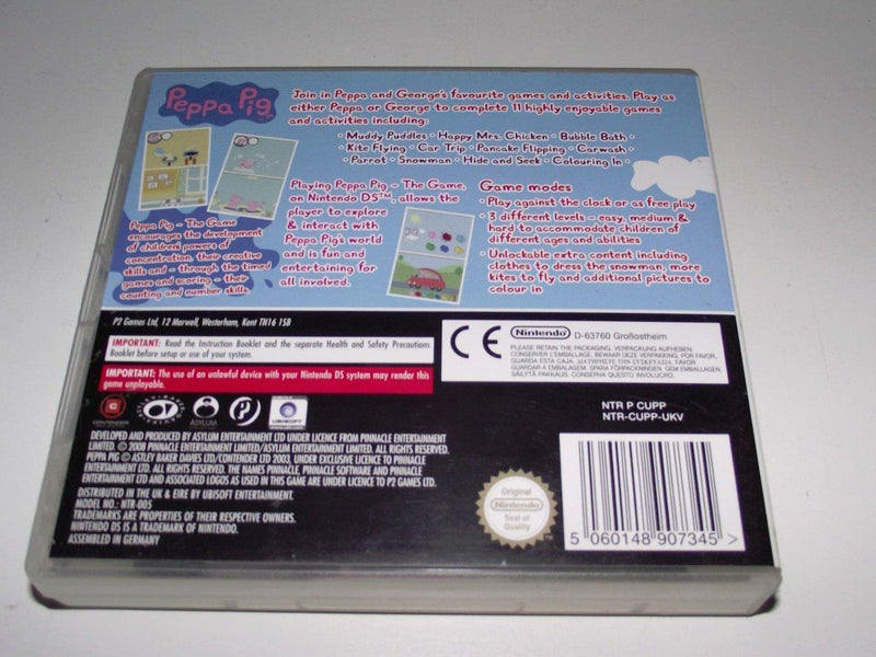 Peppa Pig The Game Nintendo DS 2DS 3DS Game *Complete* (Pre-Owned)