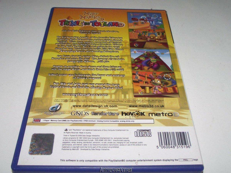 Trixie in Toyland PS2 PAL *No Manual* Myth Makers (Pre-Owned) - Games We Played