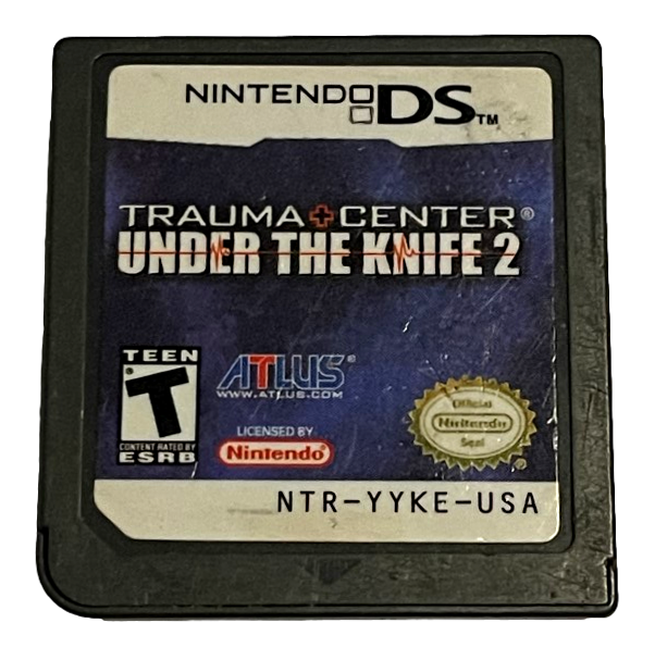 Trauma Centre Under The Knife 2 Nintendo DS 2DS 3DS Game *Cartridge Only* (Preowned)