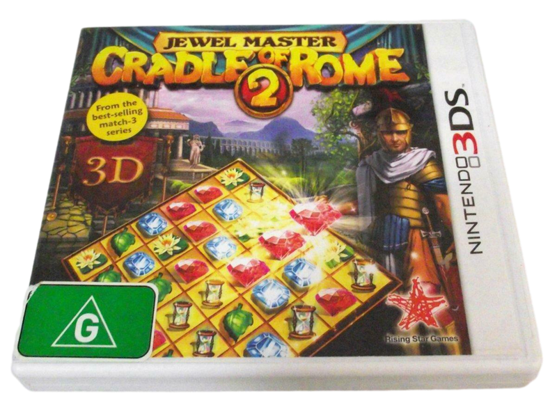 Jewel Master Cradle of Rome 2 Nintendo 3DS 2DS Game  *Complete* (Pre-Owned)