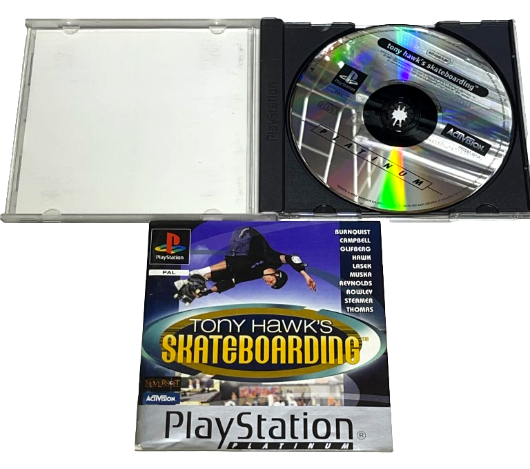 Tony Hawk's Skateboarding PS1 PS2 PS3 (Platinum) PAL *Complete* (Preowned)