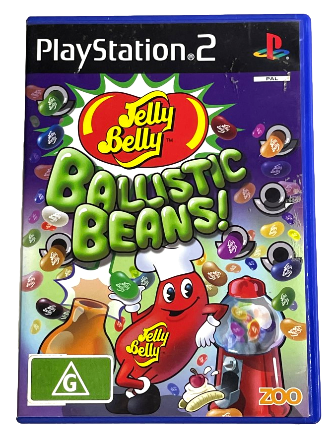 Jelly Belly Ballistic Beans PS2 PAL *No Manual* (Preowned)