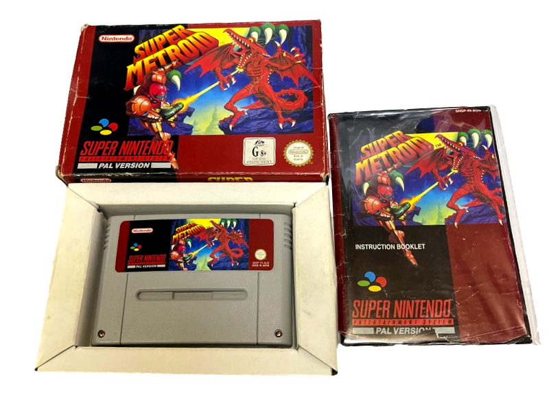 Super Metroid Nintendo SNES Boxed PAL *Complete* (Preowned)